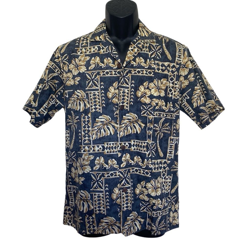 Vintage Royal Creations Tropical Print Hawaiian Shirt Men’s Made in Hawaii Sz S